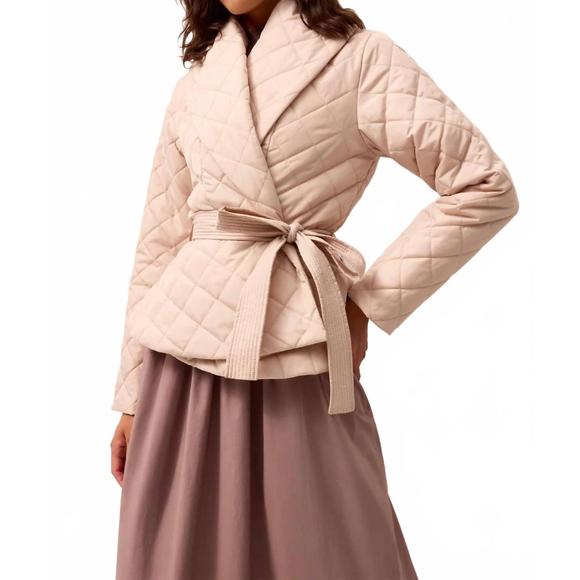 NEW MARIE OLIVER lark jacket in mushroom